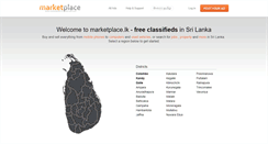 Desktop Screenshot of marketplace.lk